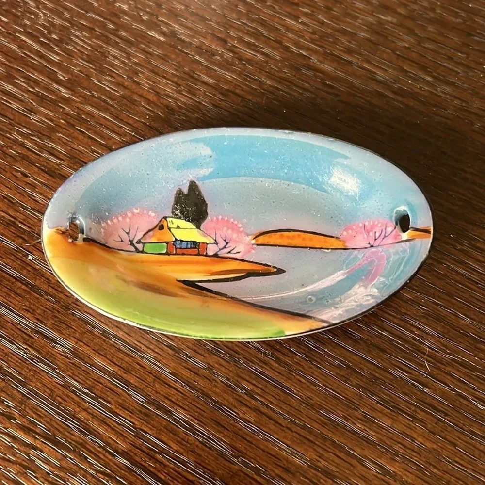 Vintage Japanese Hand Painted 4 piece Hord’oeuvre Set